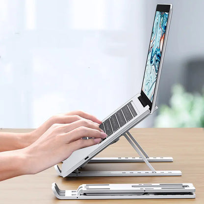 Adjustable Laptop Desktop Riser with Cooling
